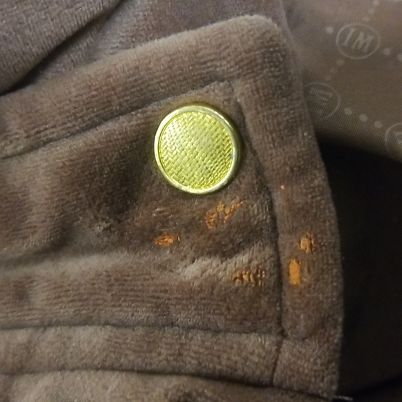 💲Isaac Miizrahi velvet puffer jacket dz. XL Brown - Picture 11 of 16